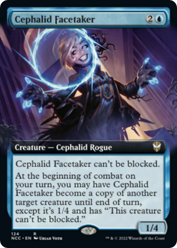 Cephalid Facetaker (Extended Art) (124) [New Capenna Commander] [Extended Art]