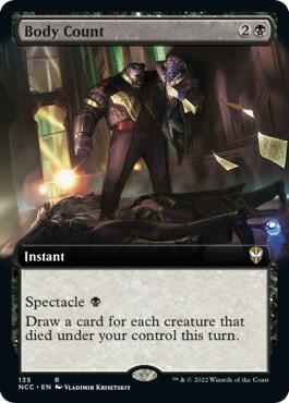 Body Count (Extended Art) (135) [New Capenna Commander] [Extended Art]