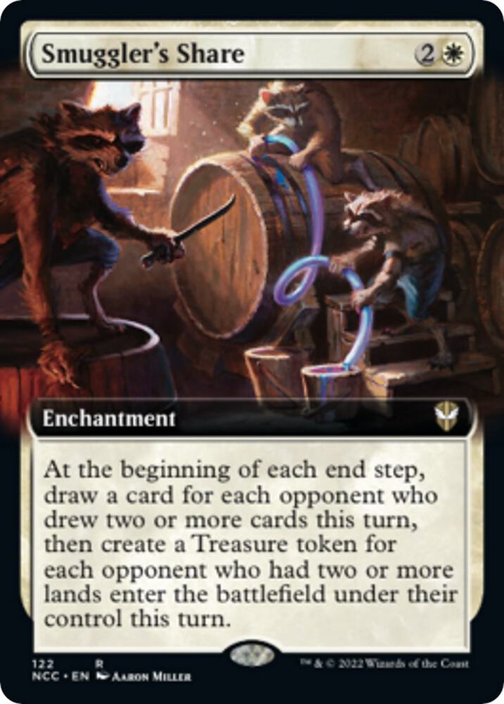 Smuggler's Share (Extended Art) (122) [New Capenna Commander] [Extended Art]