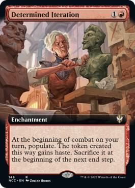 Determined Iteration (Extended Art) (146) [New Capenna Commander] [Extended Art]