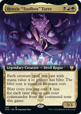 Henzie "Toolbox" Torre (Extended Art) (102) [New Capenna Commander] [Extended Art]