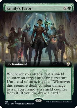 Family's Favor (Extended Art) (159) [New Capenna Commander] [Extended Art]