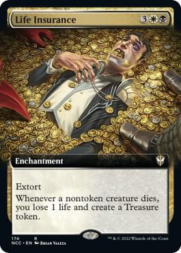 Life Insurance (Extended Art) (174) [New Capenna Commander] [Extended Art]