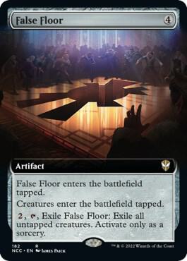 False Floor (Extended Art) (182) [New Capenna Commander] [Extended Art]