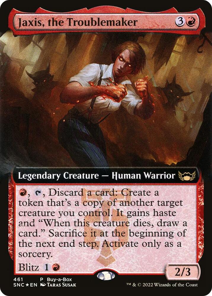 Jaxis, the Troublemaker (461) [Buy-A-Box Promos] [Extended Art]