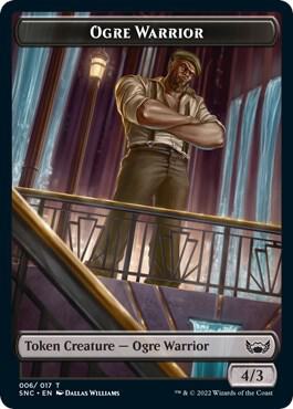 Ogre Warrior // Spirit Double-Sided Token (6 // 3) [Streets of New Capenna]