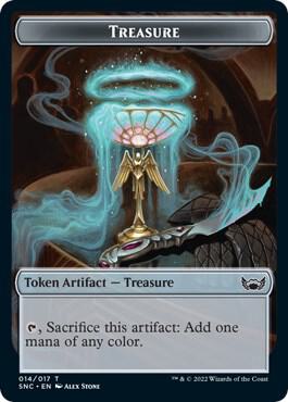 Treasure (014) // Citizen Double-Sided Token (14 // 12) [Streets of New Capenna]