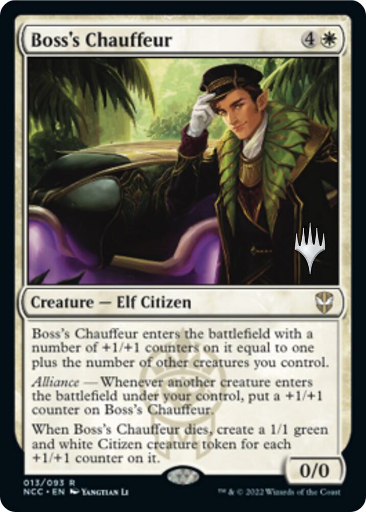 Boss's Chauffeur (13) [Streets of New Capenna Promos]