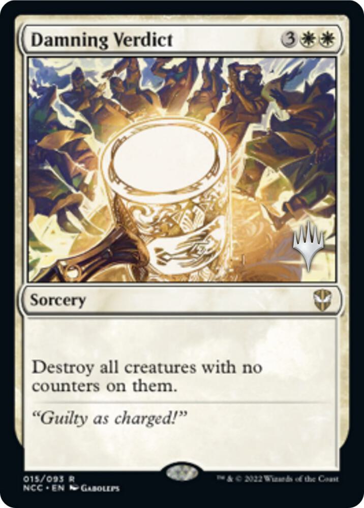 Damning Verdict (15) [Streets of New Capenna Promos]