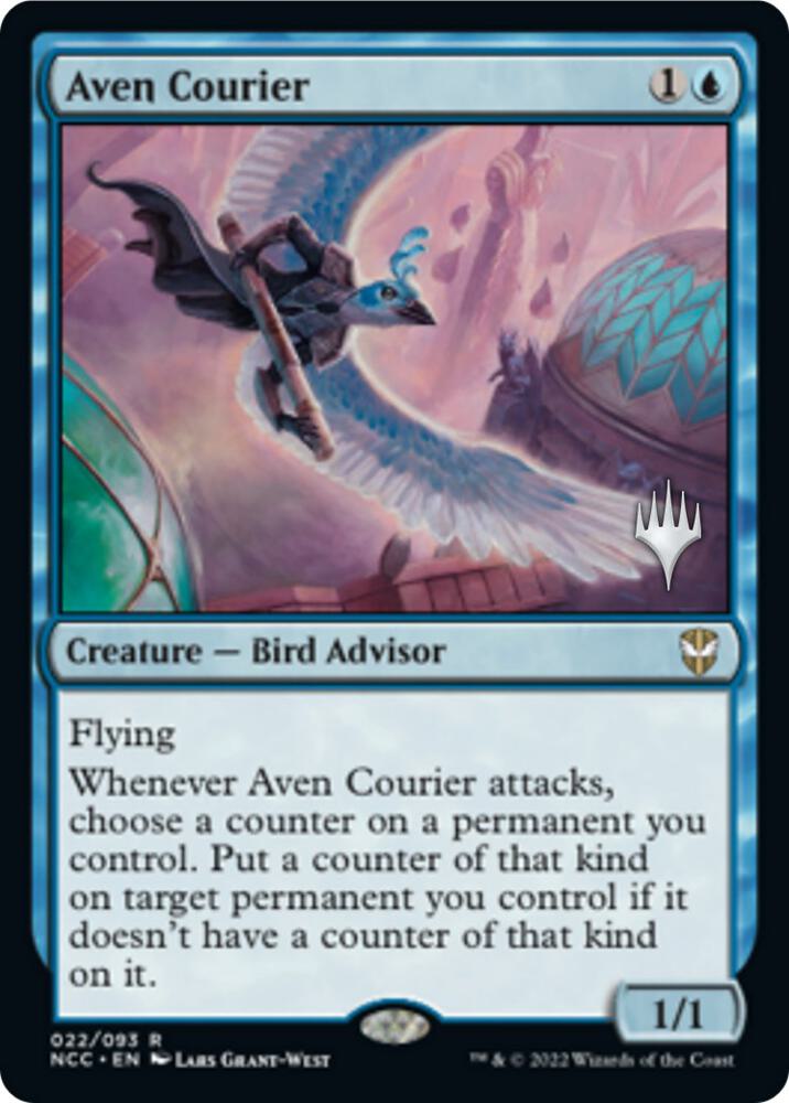 Aven Courier (22) [Streets of New Capenna Promos]