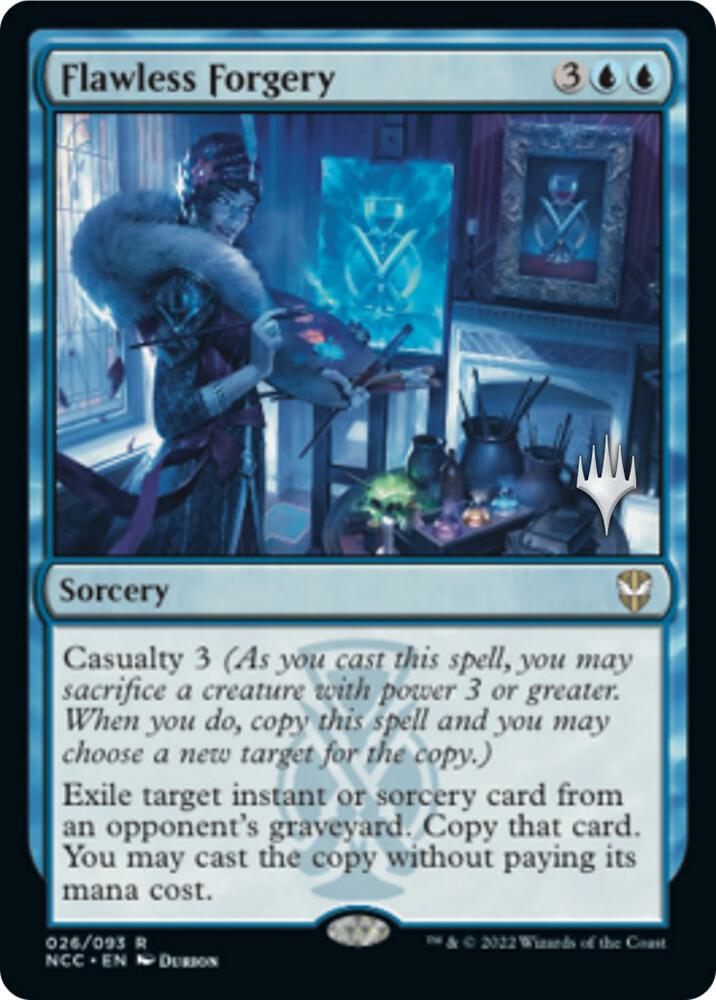 Flawless Forgery (26) [Streets of New Capenna Promos]