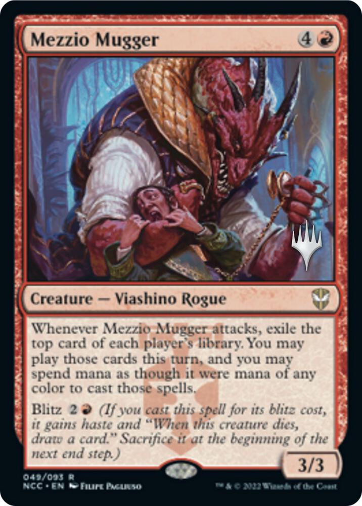 Mezzio Mugger (49) [Streets of New Capenna Promos]
