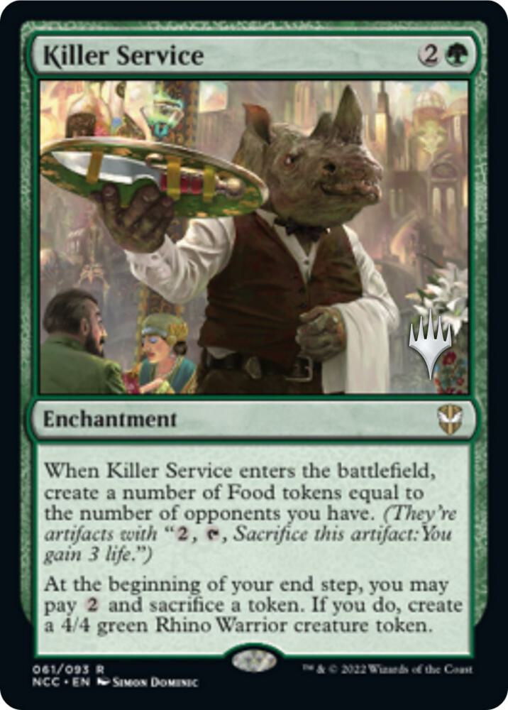 Killer Service (61) [Streets of New Capenna Promos]