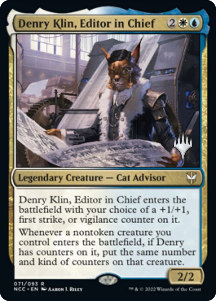 Denry Klin, Editor in Chief (71) [Streets of New Capenna Promos]