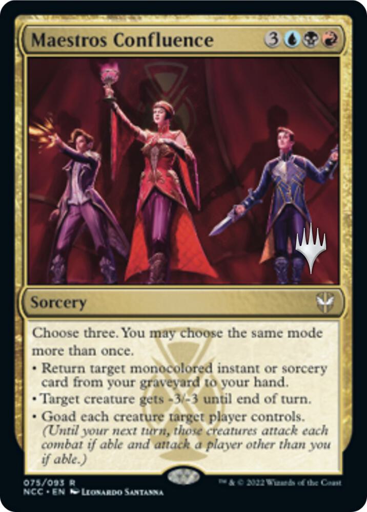 Maestros Confluence (75) [Streets of New Capenna Promos]