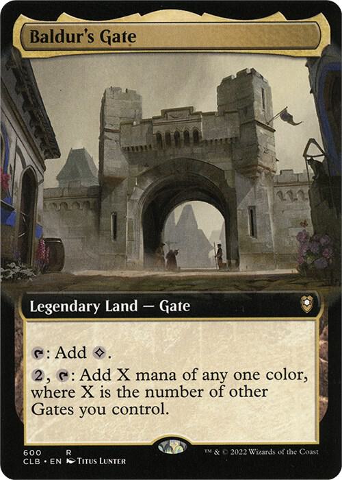 Baldur's Gate (Extended Art) (600) [Commander Legends: Battle for Baldur's Gate] [Extended Art]