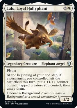 Lulu, Loyal Hollyphant (32) [Commander Legends: Battle for Baldur's Gate]