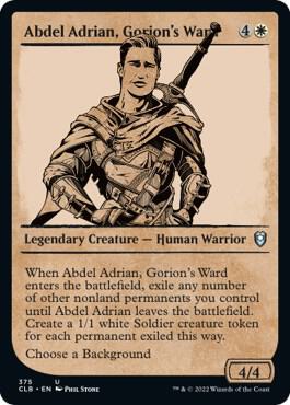 Abdel Adrian, Gorion's Ward (Showcase) (375) [Commander Legends: Battle for Baldur's Gate] [Showcase]