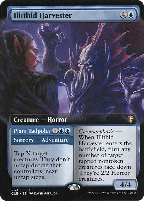 Illithid Harvester (Extended Art) (564) [Commander Legends: Battle for Baldur's Gate] [Extended Art]