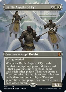Battle Angels of Tyr (Borderless) (370) [Commander Legends: Battle for Baldur's Gate] [Borderless]
