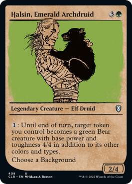 Halsin, Emerald Archdruid (Showcase) (408) [Commander Legends: Battle for Baldur's Gate] [Showcase]