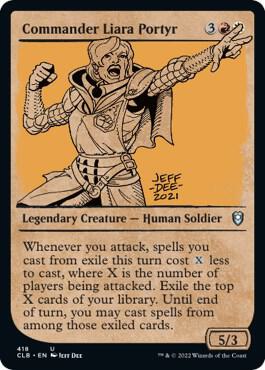 Commander Liara Portyr (Showcase) (418) [Commander Legends: Battle for Baldur's Gate] [Showcase]