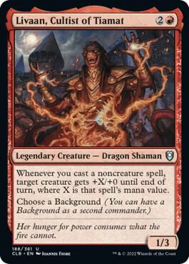 Livaan, Cultist of Tiamat (188) [Commander Legends: Battle for Baldur's Gate]