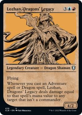 Lozhan, Dragons' Legacy (Showcase) (428) [Commander Legends: Battle for Baldur's Gate] [Showcase]