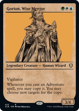 Gorion, Wise Mentor (Showcase) (423) [Commander Legends: Battle for Baldur's Gate] [Showcase]