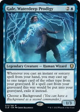 Gale, Waterdeep Prodigy (72) [Commander Legends: Battle for Baldur's Gate]