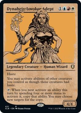 Dynaheir, Invoker Adept (Showcase) (421) [Commander Legends: Battle for Baldur's Gate] [Showcase]