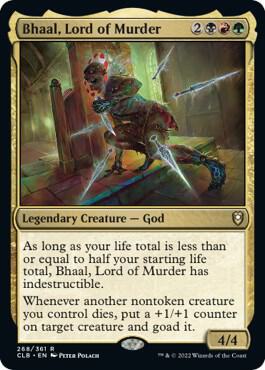 Bhaal, Lord of Murder (268) [Commander Legends: Battle for Baldur's Gate]