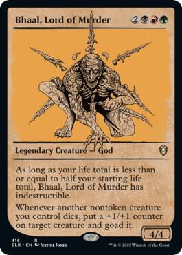 Bhaal, Lord of Murder (Showcase) (416) [Commander Legends: Battle for Baldur's Gate] [Showcase]