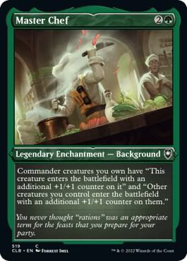Master Chef (Foil Etched) (519) [Commander Legends: Battle for Baldur's Gate]