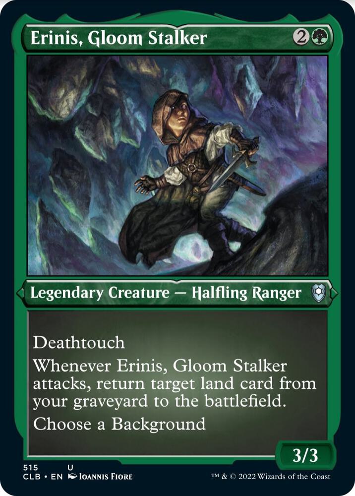 Erinis, Gloom Stalker (Foil Etched) (515) [Commander Legends: Battle for Baldur's Gate]