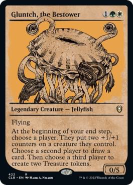Gluntch, the Bestower (Showcase) (422) [Commander Legends: Battle for Baldur's Gate] [Showcase]