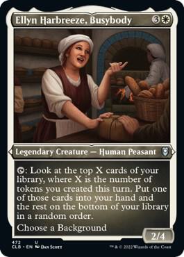 Ellyn Harbreeze, Busybody (Foil Etched) (472) [Commander Legends: Battle for Baldur's Gate]