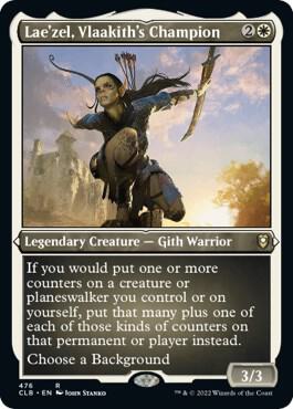 Lae'zel, Vlaakith's Champion (Foil Etched) (476) [Commander Legends: Battle for Baldur's Gate]