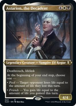 Astarion, the Decadent (Foil Etched) (524) [Commander Legends: Battle for Baldur's Gate]