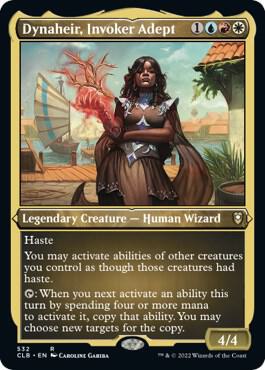 Dynaheir, Invoker Adept (Foil Etched) (532) [Commander Legends: Battle for Baldur's Gate]