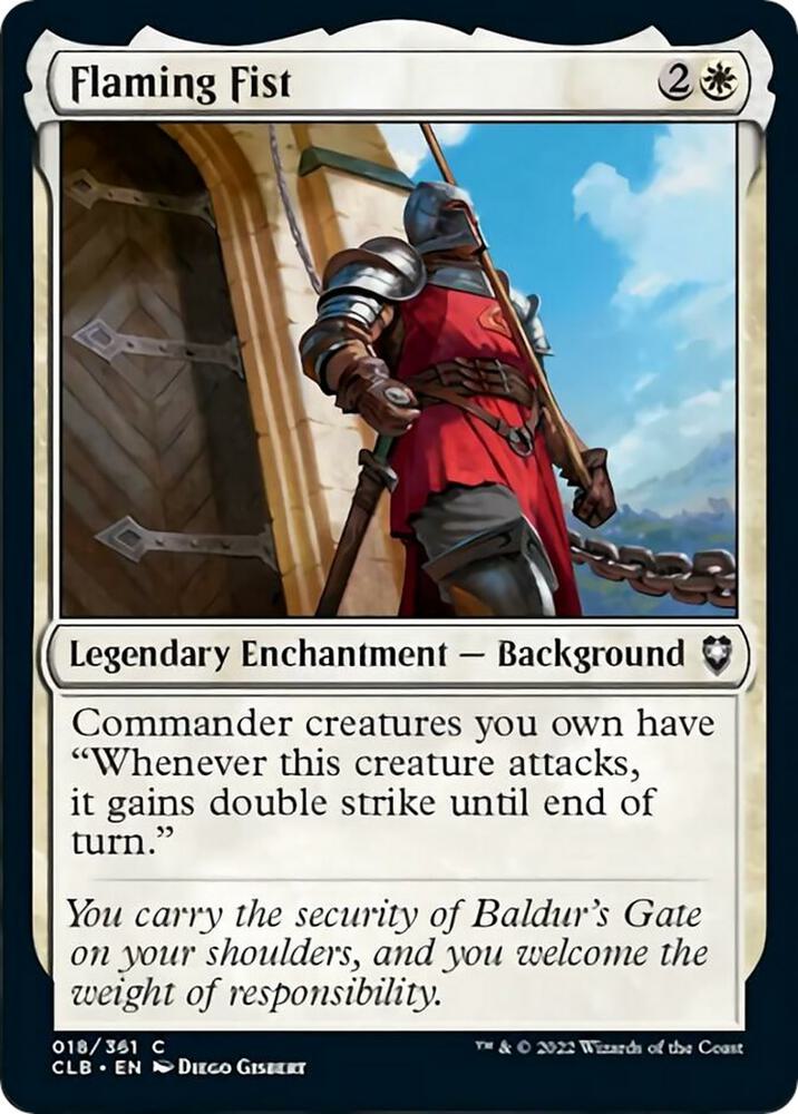 Flaming Fist (18) [Commander Legends: Battle for Baldur's Gate]