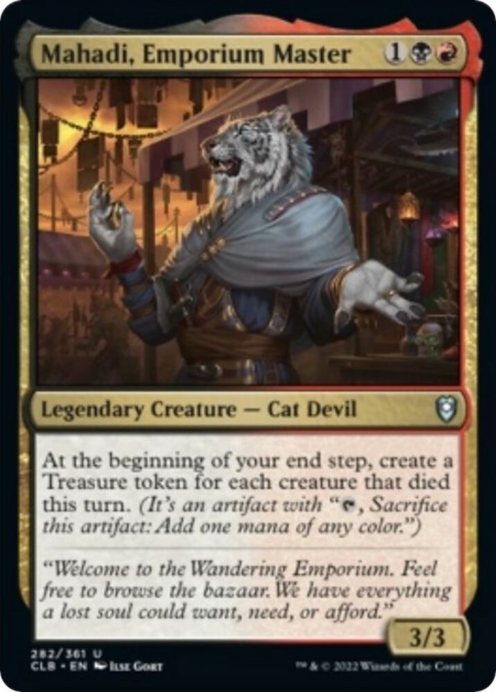 Mahadi, Emporium Master (282) [Commander Legends: Battle for Baldur's Gate]