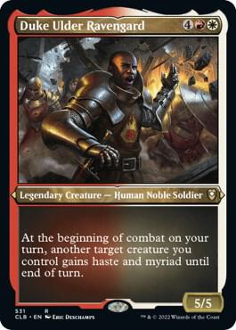 Duke Ulder Ravengard (Foil Etched) (531) [Commander Legends: Battle for Baldur's Gate]