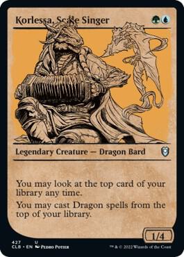 Korlessa, Scale Singer (Showcase) (427) [Commander Legends: Battle for Baldur's Gate] [Showcase]