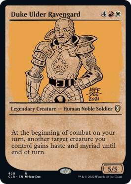 Duke Ulder Ravengard (Showcase) (420) [Commander Legends: Battle for Baldur's Gate] [Showcase]