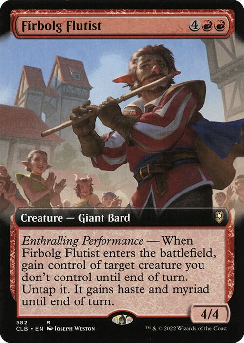 Firbolg Flutist (Extended Art) (582) [Commander Legends: Battle for Baldur's Gate] [Extended Art]