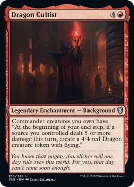 Dragon Cultist (170) [Commander Legends: Battle for Baldur's Gate]