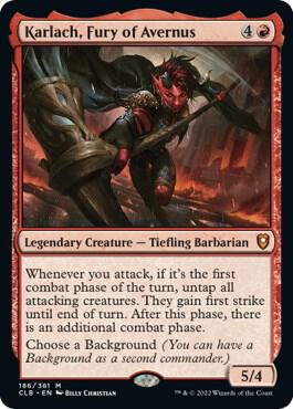 Karlach, Fury of Avernus (186) [Commander Legends: Battle for Baldur's Gate]