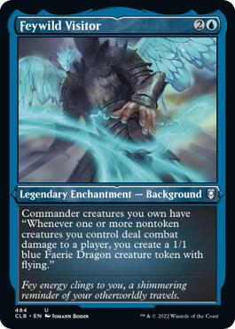 Feywild Visitor (Foil Etched) (484) [Commander Legends: Battle for Baldur's Gate]