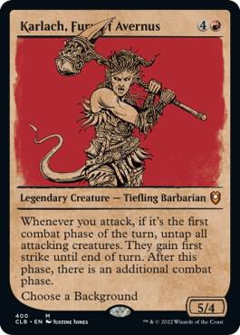 Karlach, Fury of Avernus (Showcase) (400) [Commander Legends: Battle for Baldur's Gate] [Showcase]